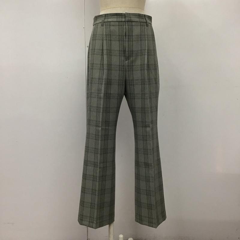 ローリーズファーム LOWRYS FARM パンツ スラックス LF521028AD フレアパンツ L チェック マルチカラー / マルチカラー /  レディース USED 古着 中古 10107952