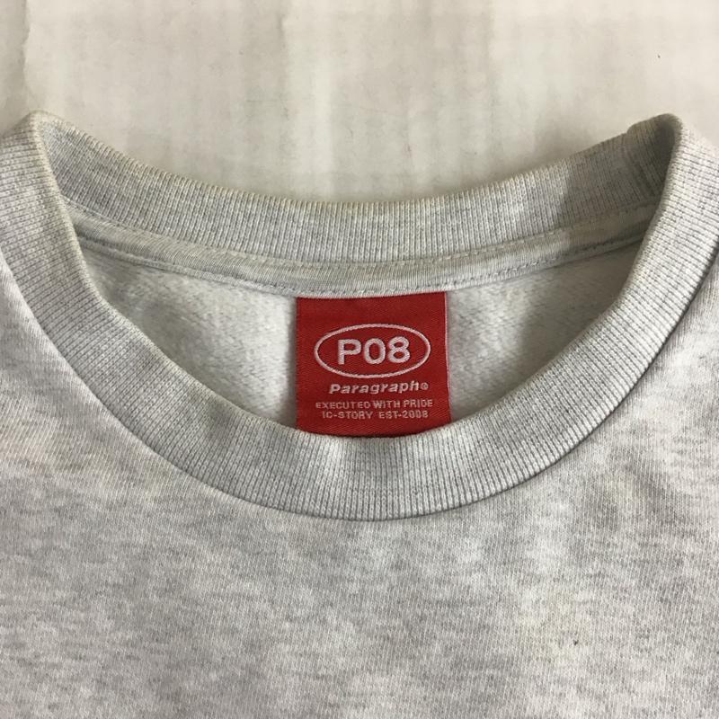 パラグラフ Paragraph トレーナー 長袖 カレッジロゴ スウェット ロゴ、文字 灰 / グレー /  メンズ USED 古着 中古 10121321