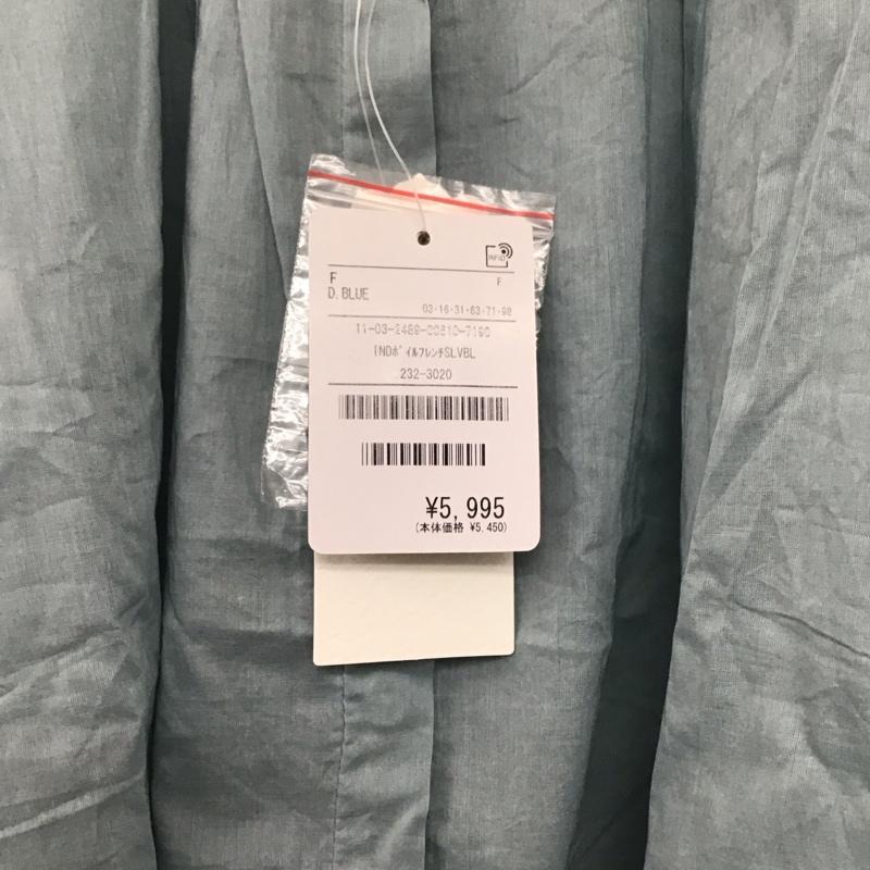 フリークスストア FREAK S STORE シャツ、ブラウス 半袖 半袖シャツカットソー フロントボタン ノーカラーシャツ FREE 無地 マルチカラー / マルチカラー /  レディース USED 古着 中古 10144202