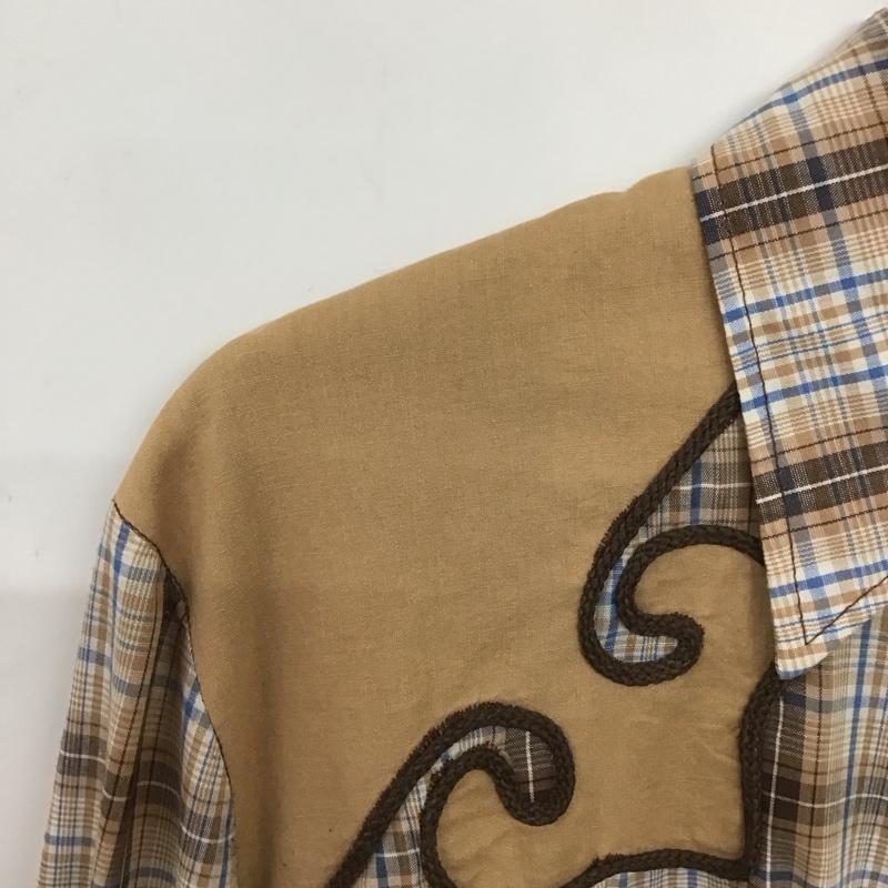 古着 USED シャツ、ブラウス 長袖 長袖シャツ チェックシャツ カラーシャツ ウエスタンシャツ チェック マルチカラー / マルチカラー /  メンズ USED 古着 中古 10139479