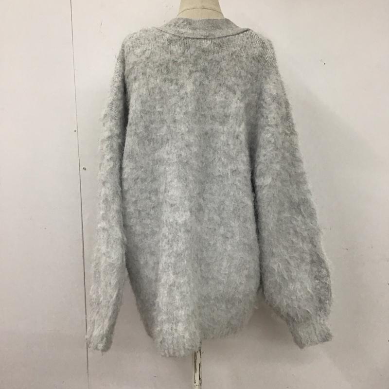 チャオパニック CIAOPANIC カーディガン 長袖 無地 灰 / グレー /  レディース USED 古着 中古 10124020
