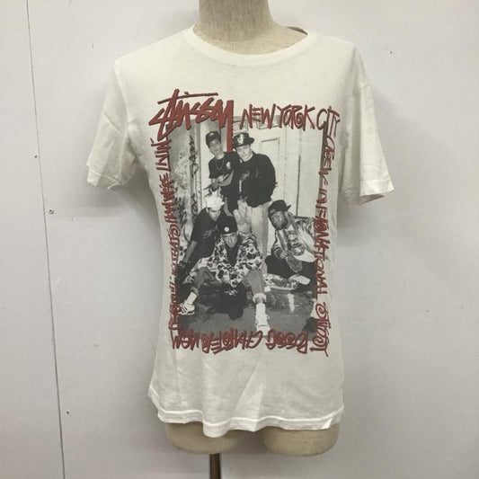 ステューシー STUSSY Tシャツ 半袖 プリント M プリント 白 / ホワイト /  メンズ USED 古着 中古 10106086