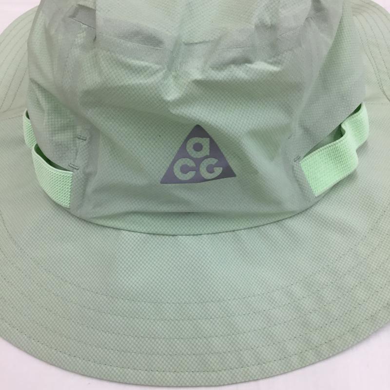 ナイキ エィシージー NIKE ACG 帽子 ハット Nike ACG Apex Storm-FIT ADV Bucket Hat FQ6845-376 ロゴ、文字 薄緑 / ライトグリーン /  メンズ USED 古着 中古 10134494