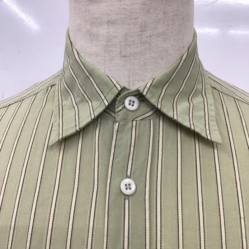 プラダ PRADA シャツ、ブラウス 長袖 長袖シャツ カラーシャツ 長袖カットソー ストライプシャツ 38 ストライプ マルチカラー / マルチカラー /  メンズ USED 古着 中古 10119952