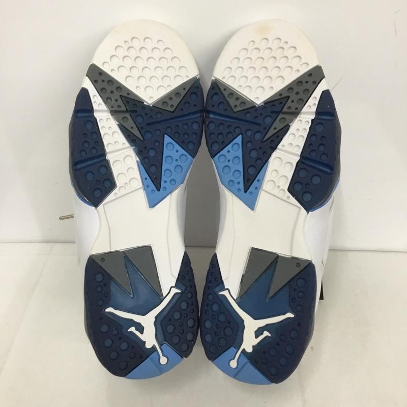 ナイキ NIKE スニーカー スニーカー 304775-107 AIR JORDAN 7 RETRO 29.5cm 箱有 29.5cm ロゴ、文字 白 / ホワイト / X 青 / ブルー /  メンズ USED 古着 中古 10130181
