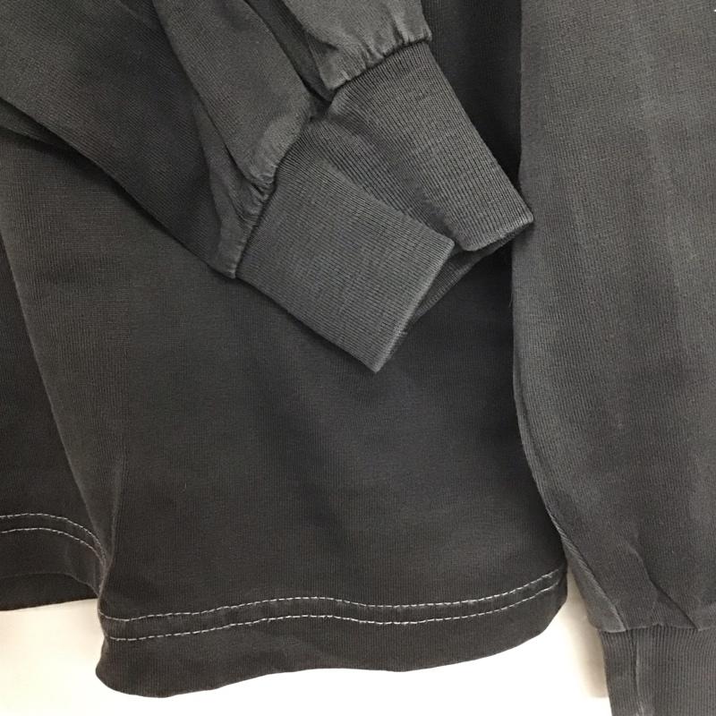 エクストララージ XLARGE カットソー 長袖 長袖カットソー プリントカットソー クルーネック M ロゴ、文字 黒 / ブラック /  メンズ USED 古着 中古 10139556