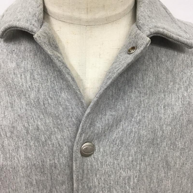 チャンピオン Champion ジャケット、上着 ジャケット、ブレザー c8-g614 コーチジャケット アウター カラージャケット S 無地 灰 / グレー /  メンズ USED 古着 中古 10124156