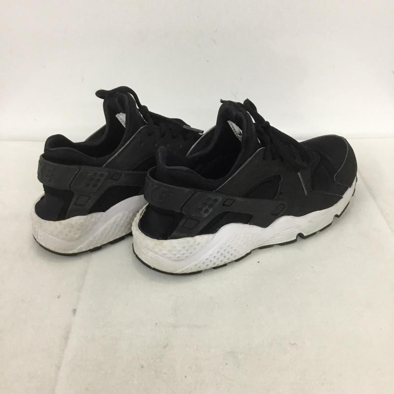 ナイキ NIKE スニーカー スニーカー 634835-006 WMNS AIR HUARACHE RUN エアハラチ 24.5cm 24.5cm ロゴ、文字 黒 / ブラック / X 白 / ホワイト /  レディース USED 古着 中古 10133896