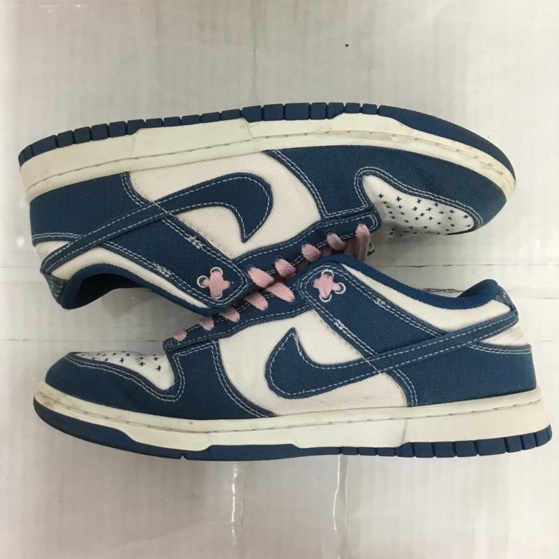 ナイキ NIKE スニーカー スニーカー DV0834-101 DUNK LOW RETRO SE 26cm 26.0cm ロゴ、文字 白 / ホワイト / X 青 / ブルー /  メンズ USED 古着 中古 10123793