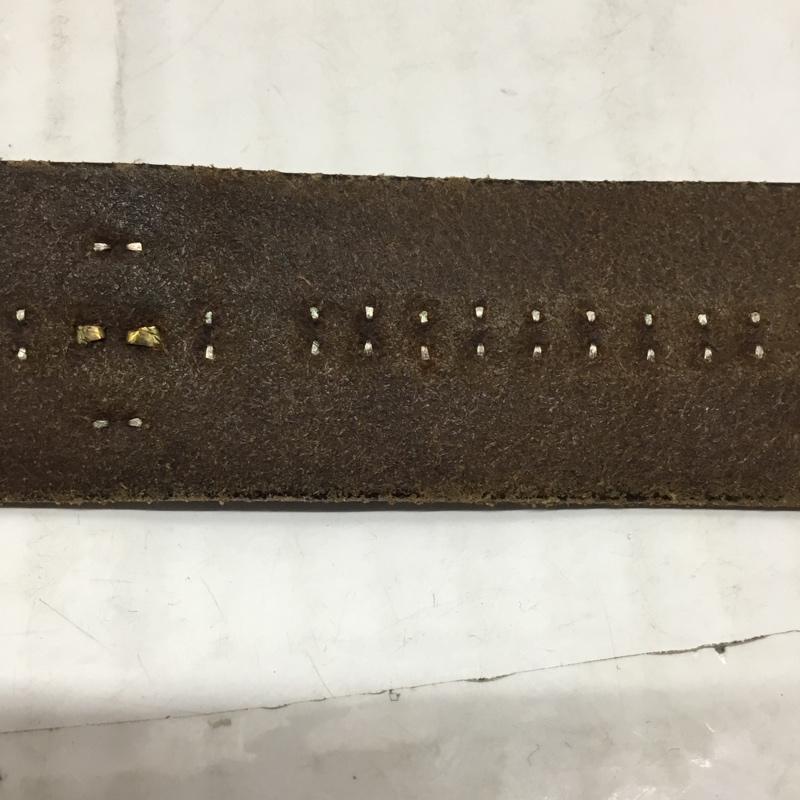 フラットヘッド The Flat Head ベルト・バックル ベルト レザー 33 スタッズ  黒 / ブラック /  メンズ USED 古着 中古 10113730