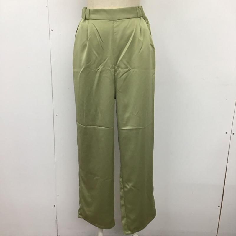 ローリーズファーム LOWRYS FARM パンツ スラックス FREE 無地 薄緑 / ライトグリーン /  レディース USED 古着 中古 10109134