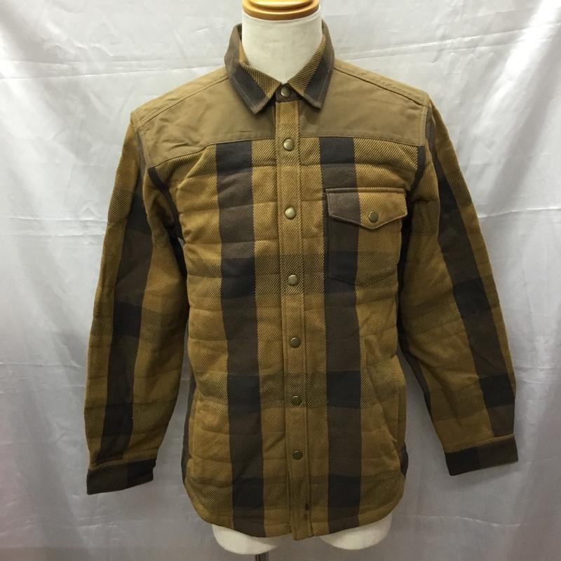エディーバウアー Eddie Bauer ジャケット、上着 ジャンパー、ブルゾン M 無地 X チェック 茶 / ブラウン /  メンズ USED 古着 中古 10111848