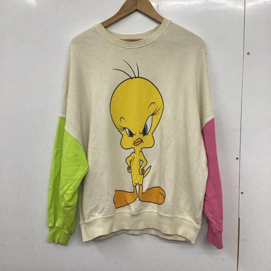 ベルシュカ Bershka トレーナー 長袖 長袖トレーナー スウェット クルーネック プルオーバー S プリント マルチカラー / マルチカラー /  レディース USED 古着 中古 10135020