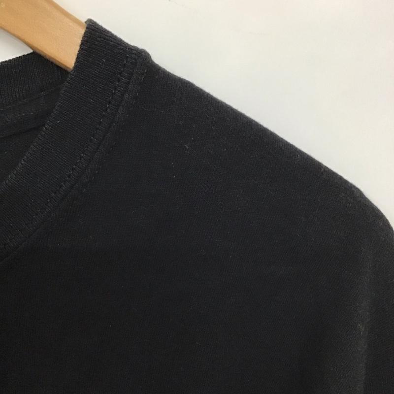 ラディアル RADIALL Tシャツ 長袖 長袖カットソー プリントカットソー クルーネック M ロゴ、文字 黒 / ブラック /  メンズ USED 古着 中古 10128666