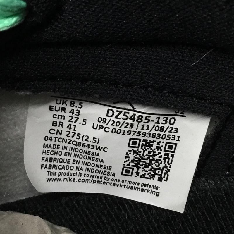 ナイキ NIKE スニーカー スニーカー DZ5485-130 AIR JORDAN 1 RETRO HIGH OG 27.5cm 箱有 27.5cm ロゴ、文字 黒 / ブラック / X 白 / ホワイト / X 薄緑 / ライトグリーン /  メンズ USED 古着 中古 10121859