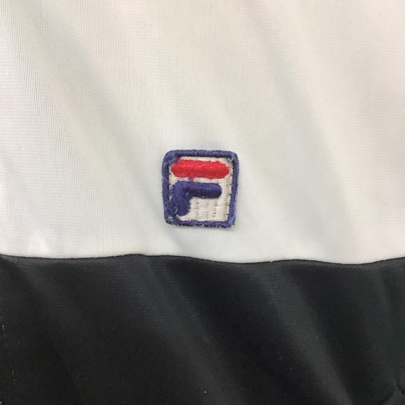 フィラ FILA ジャケット、上着 ジャケット、ブレザー トラックジャケット ジャージ ワンポイント 黒 / ブラック / X 白 / ホワイト /  メンズ USED 古着 中古 10122949