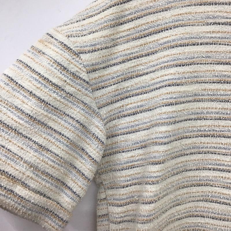 ザラ ZARA カットソー 半袖 半袖カットソー ボーダーTシャツ クルーネックカットソー S ボーダー柄 マルチカラー / マルチカラー /  メンズ USED 古着 中古 10130128