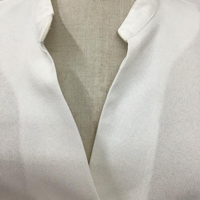 マジェスティックレゴン MAJESTIC LEGON シャツ、ブラウス 長袖 ワンピース FREE 無地 白 / ホワイト /  レディース USED 古着 中古 10121721