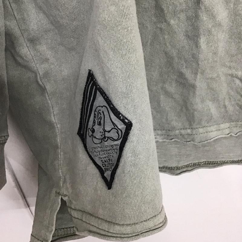 ガルフィー GALFY Tシャツ 長袖 XL キャラクター 灰 / グレー /  メンズ USED 古着 中古 10130892