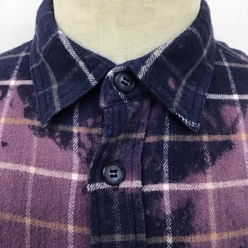 ディセンダント DESCENDANT シャツ、ブラウス 長袖 長袖シャツ チェックシャツ カラーシャツ 1 チェック マルチカラー / マルチカラー /  メンズ USED 古着 中古 10127664