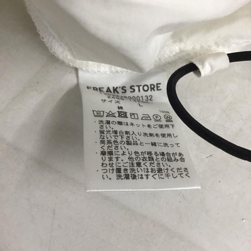 フリークスストア FREAK S STORE シャツ、ブラウス 半袖 半袖シャツ 無地シャツ ポケットシャツ L 無地 白 / ホワイト /  メンズ USED 古着 中古 10144189