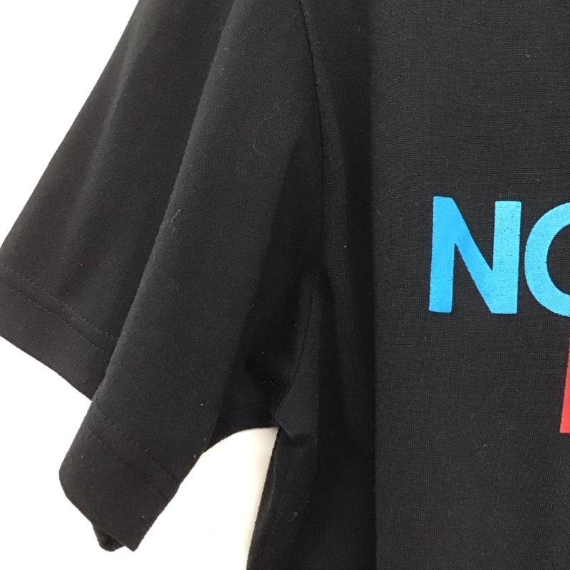 ザノースフェイス THE NORTH FACE Tシャツ 半袖 nt31553 ロゴTシャツ プリントTシャツ M ロゴ、文字 黒 / ブラック /  メンズ USED 古着 中古 10132355
