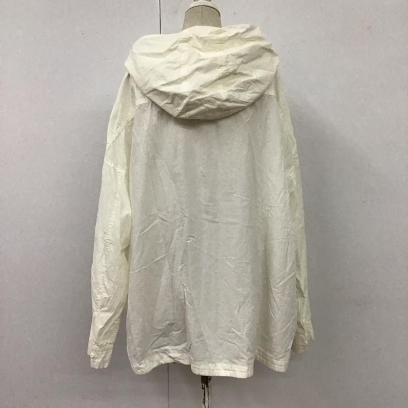 ニコアンド niko and... パーカー 長袖 S213CA15FL フーディー ワイド L 無地 白 / ホワイト /  レディース USED 古着 中古 10115896