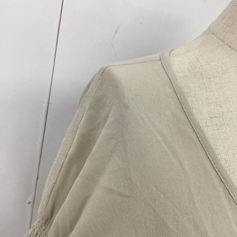 ベイフロー BAYFLOW ワンピース ロングスカート 3 無地 ベージュ / ベージュ /  レディース USED 古着 中古 10111436