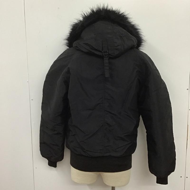 バズリクソンズ Buzz Rickson s ジャケット、上着 ジャンパー、ブルゾン uc12350 TINYN2B ジップアップジャケット アウター カジュアルジャケット L 無地 黒 / ブラック /  メンズ USED 古着 中古 10106652