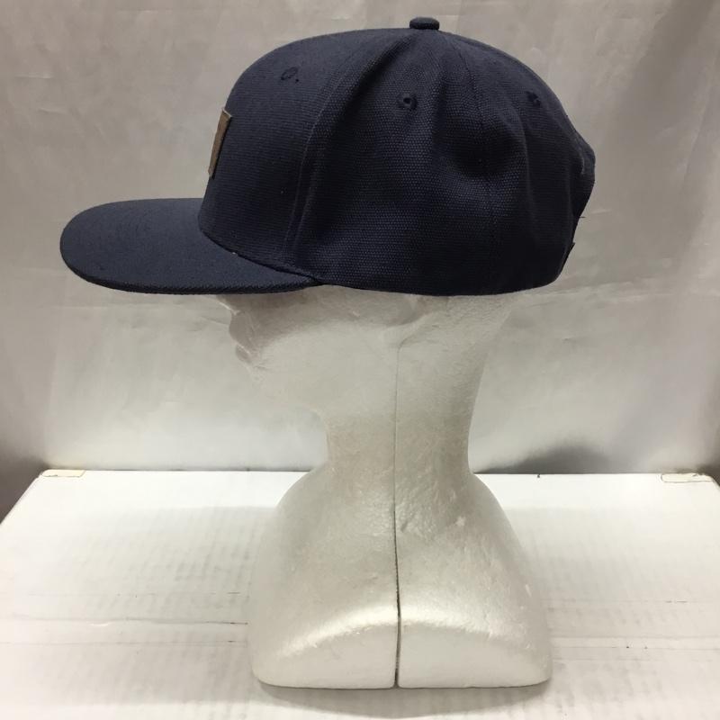 ステューシー STUSSY 帽子 キャップ コットン ロゴ、文字 紺 / ネイビー /  メンズ USED 古着 中古 10112528