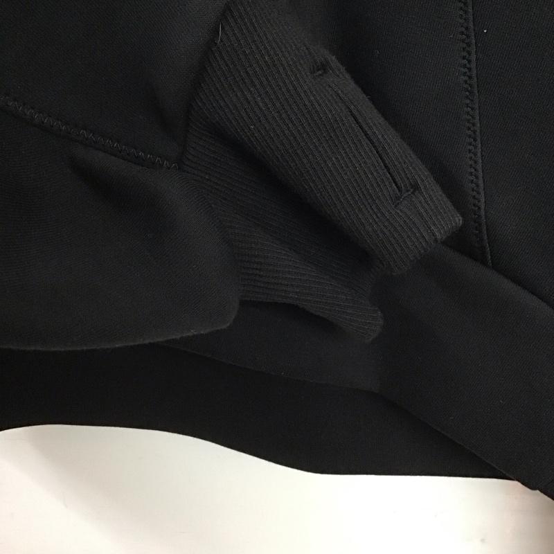 アディダス adidas トレーナー 長袖 JN9983 LUXFLOW スポーツ ハーフジップ スペーサースエットシャツ M 無地 黒 / ブラック /  レディース USED 古着 中古 10142888