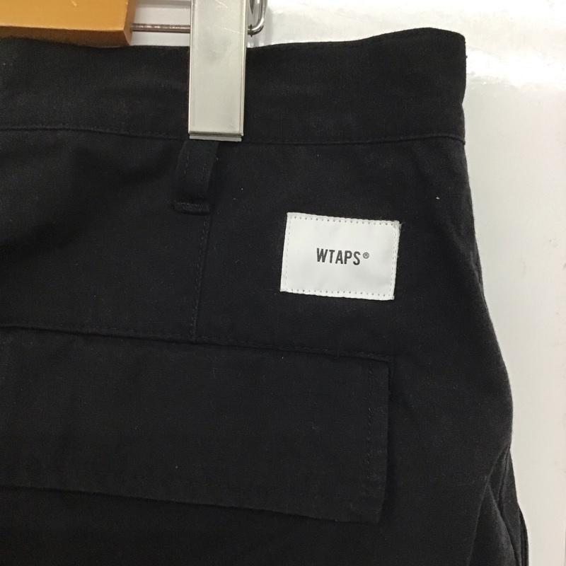 ダブルタップス WTAPS パンツ ワークパンツ、ペインターパンツ 231WVDT-PTM09 リップストップ カーゴパンツ コットン ナイロン 2 無地 黒 / ブラック /  メンズ USED 古着 中古 10144063