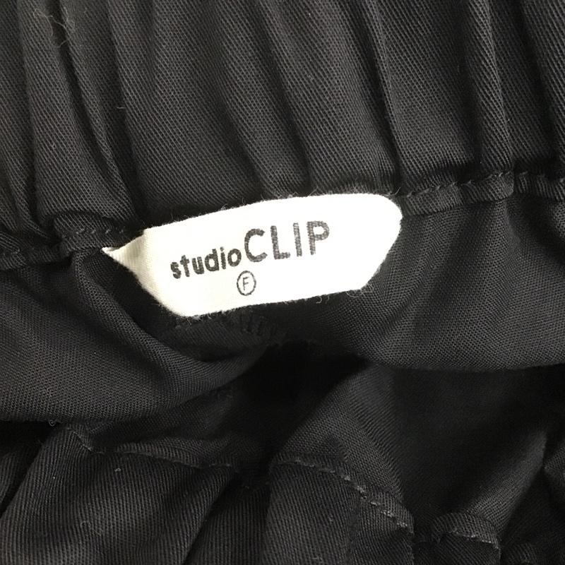 スタディオクリップ studio CLIP スカート ひざ丈スカート FREE 無地 黒 / ブラック /  レディース USED 古着 中古 10106170