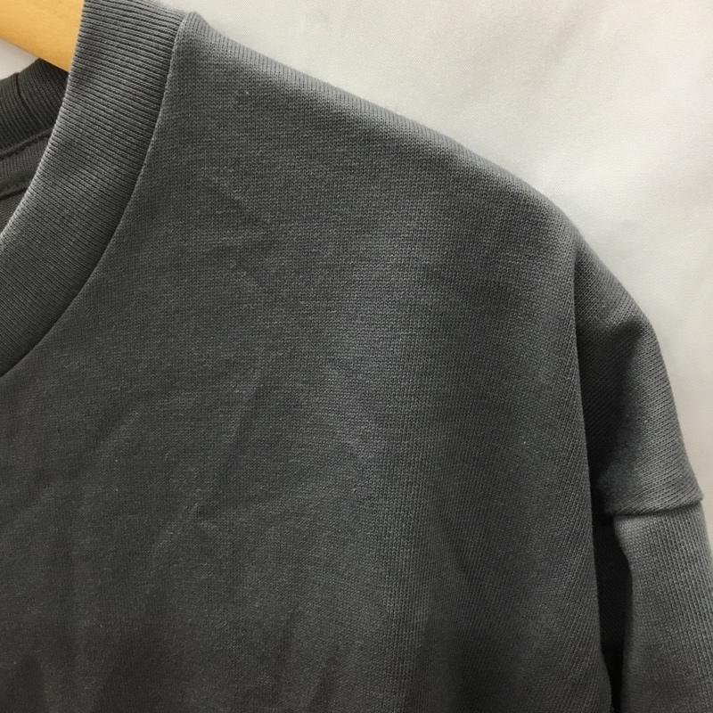 ユニクロ UNIQLO Tシャツ 半袖 XL プリント チャコールグレー / チャコールグレー /  メンズ USED 古着 中古 10110604