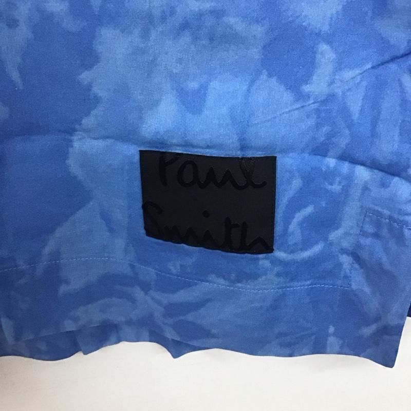 ポールスミス Paul Smith シャツ、ブラウス 半袖 半袖シャツ カジュアルシャツ L プリント 水色 / ライトブルー /  メンズ USED 古着 中古 10148075