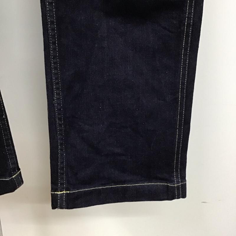 グラミチ GRAMICCI パンツ デニム、ジーンズ スリムパンツ カジュアルパンツ ストレートパンツ ストレッチパンツ XS ロゴ、文字 インディゴ / インディゴ /  メンズ USED 古着 中古 10122118