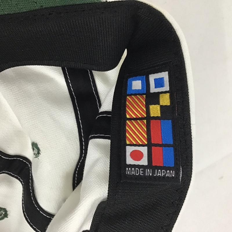 古着 USED 帽子 キャップ SLEEPYY ロゴ、文字 白 / ホワイト / X 緑 / グリーン /  メンズ USED 古着 中古 10132443