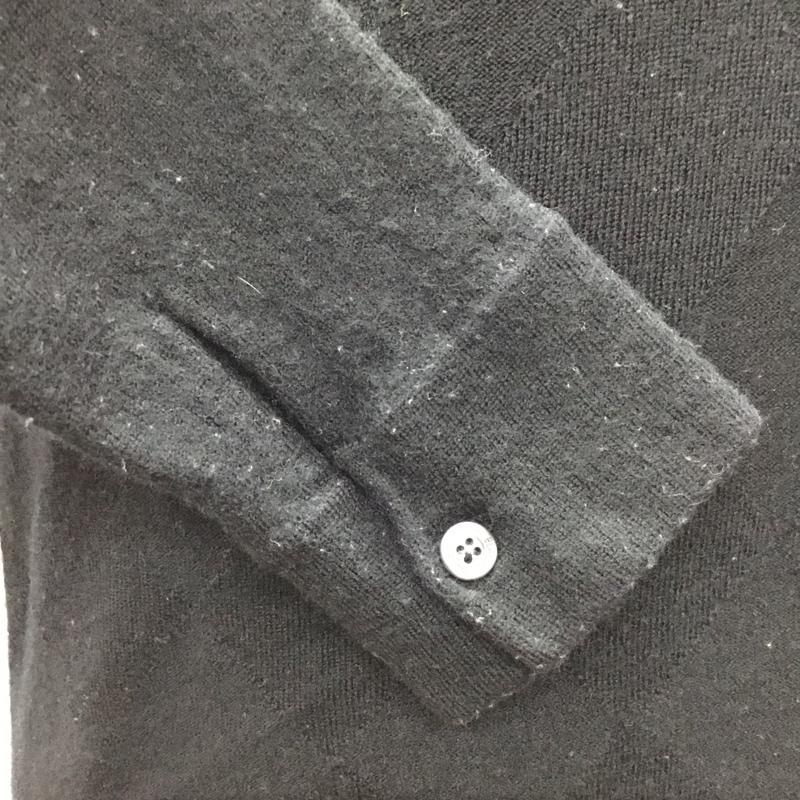 バーバリーブラックレーベル BURBERRY BLACK LABEL ニット、セーター 長袖 2 無地 黒 / ブラック /  メンズ USED 古着 中古 10121812