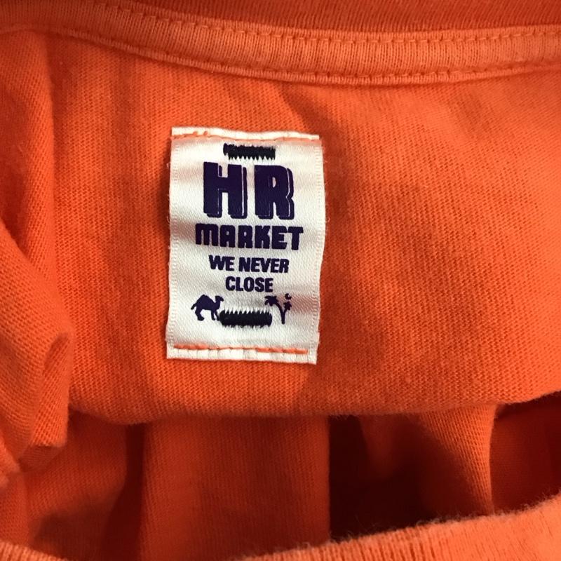 ハリウッドランチマーケット HOLLYWOOD RANCH MARKET Tシャツ 半袖 半袖カットソー プリントTシャツ クルーネックカットソー 2 ロゴ、文字 橙 / オレンジ /  メンズ USED 古着 中古 10117275