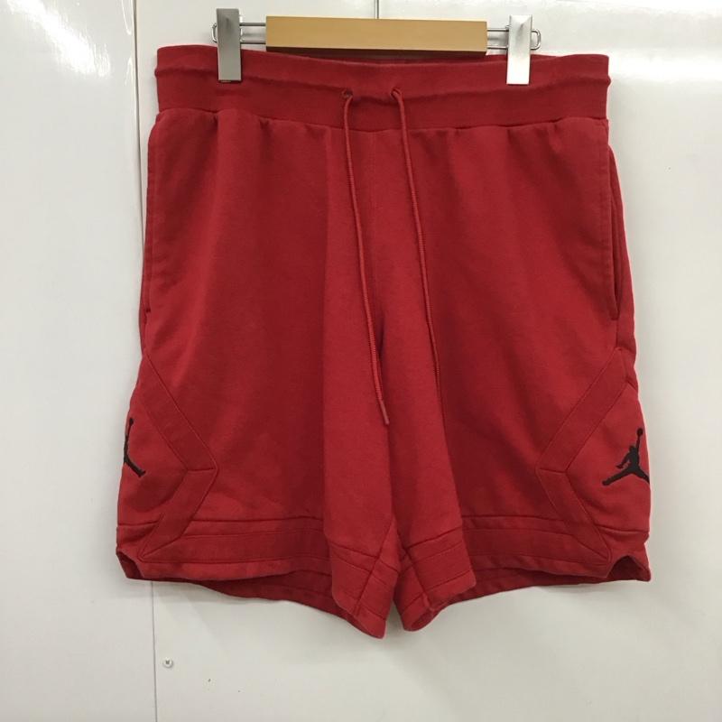 ジョーダンブランド JORDAN BRAND パンツ ショートパンツ DC7577-687 JUMPMAN DIAMOND FLC SHO スウェット ハーフパンツ バスケットボール L ワンポイント 赤 / レッド /  メンズ USED 古着 中古 10118094