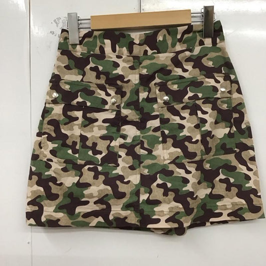 ザラ ZARA パンツ キュロット XS カモフラージュ柄・迷彩 マルチカラー / マルチカラー /  レディース USED 古着 中古 10129302