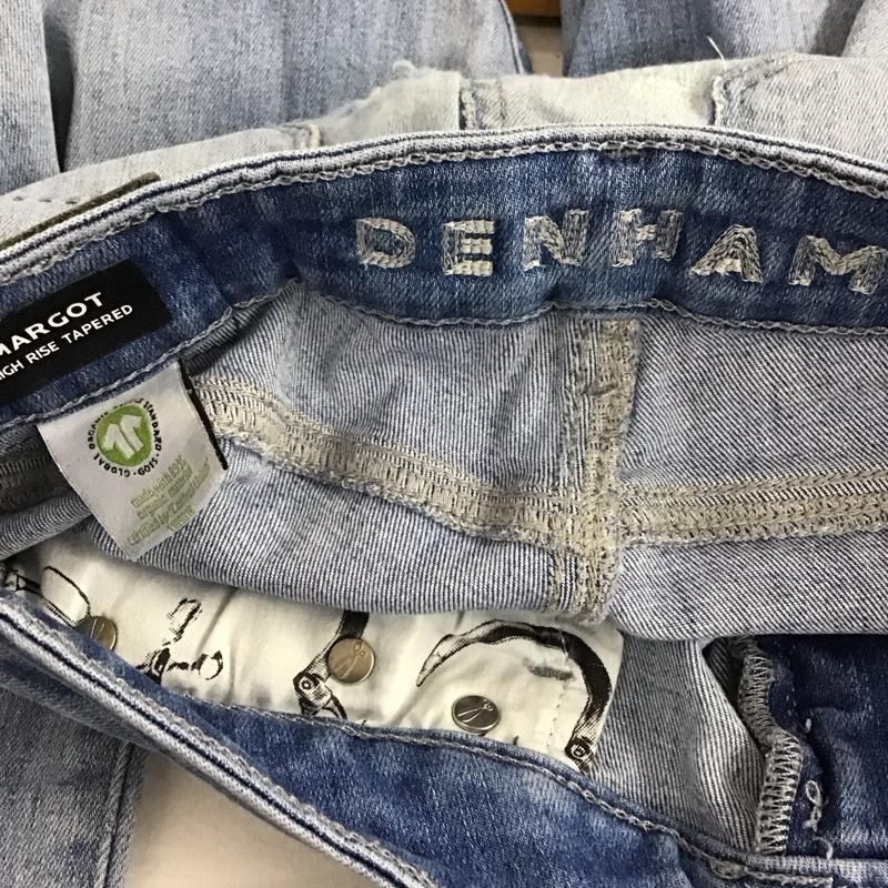 デンハム DENHAM パンツ デニム、ジーンズ 無地 水色 / ライトブルー /  レディース USED 古着 中古 10142781