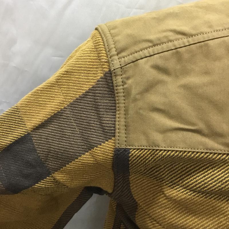 エディーバウアー Eddie Bauer ジャケット、上着 ジャンパー、ブルゾン M 無地 X チェック 茶 / ブラウン /  メンズ USED 古着 中古 10111848