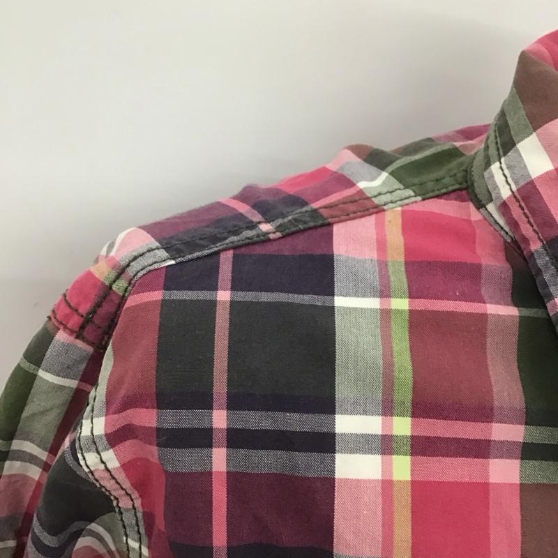 リー Lee シャツ、ブラウス 長袖 ジップアップシャツ チェックシャツ 長袖シャツ カラージャケット L チェック マルチカラー / マルチカラー /  メンズ USED 古着 中古 10107675