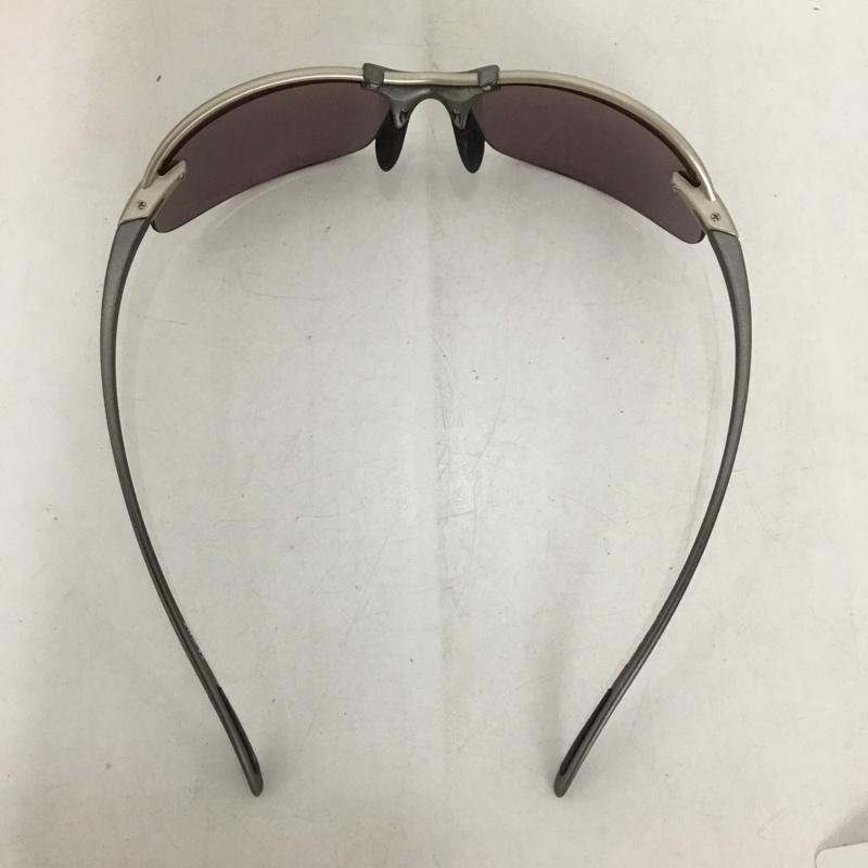 スワンズ Swans めがね・サングラス サングラス SA-520 偏光レンズ ULTRA LENS 箱有 スポーツサングラス ロゴ、文字 銀 / シルバー / X 紫 / パープル /  メンズ USED 古着 中古 10141090