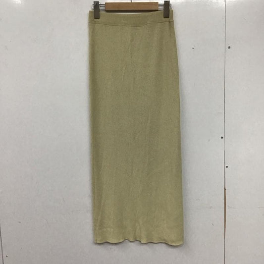 スライ SLY スカート ロングスカート 030FSZ71-6740 MELANGE KNIT SK ニットスカート FREE 無地 アイボリー / アイボリー /  レディース USED 古着 中古 10138878