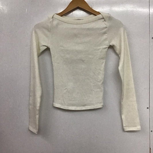 ザラ ZARA Tシャツ 長袖 S 無地 白 / ホワイト /  レディース USED 古着 中古 10136518