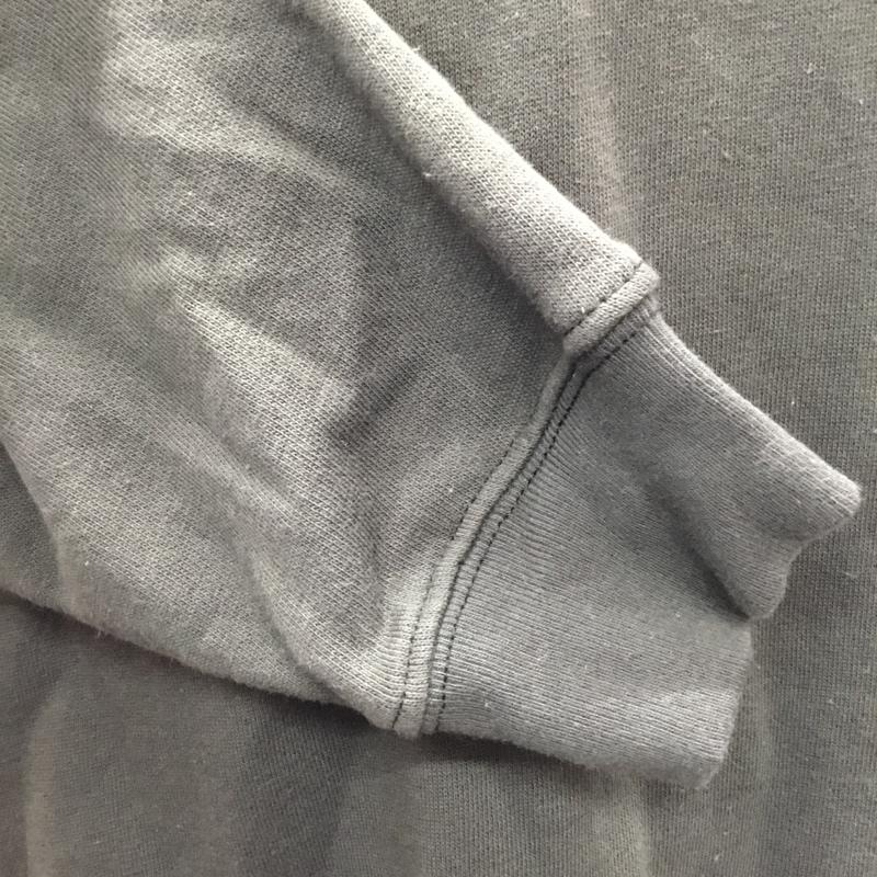 フリークスストア FREAK S STORE トレーナー 長袖 長袖トレーナー スウェット クルーネック リブスウェットカットソー L ロゴ、文字 黒 / ブラック /  メンズ USED 古着 中古 10121614