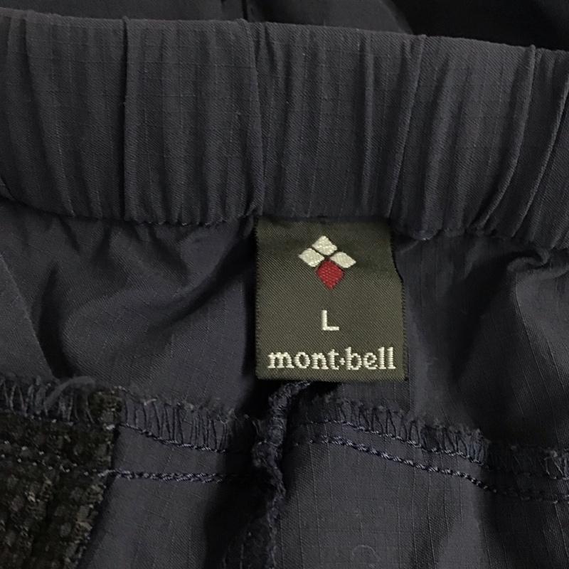 モンベル mont-bell ボトムス ボトムス 1105476 ストレッチO.D.ニッカ トレッキング用パンツ L ロゴ、文字 紺 / ネイビー /  レディース USED 古着 中古 10120412
