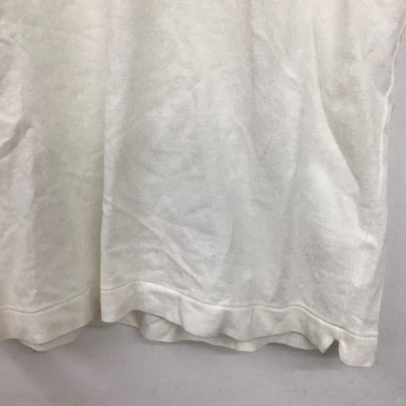 ラコステ LACOSTE ポロシャツ 半袖 5 ロゴ、文字 白 / ホワイト /  メンズ USED 古着 中古 10148248